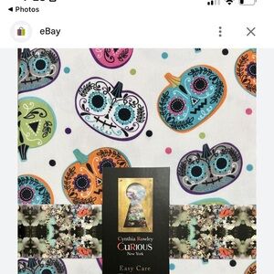 Halloween table runner